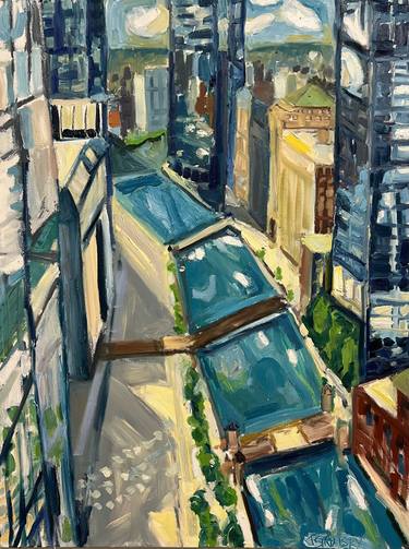 Original Fine Art Cities Paintings by Tiffany Stronsky