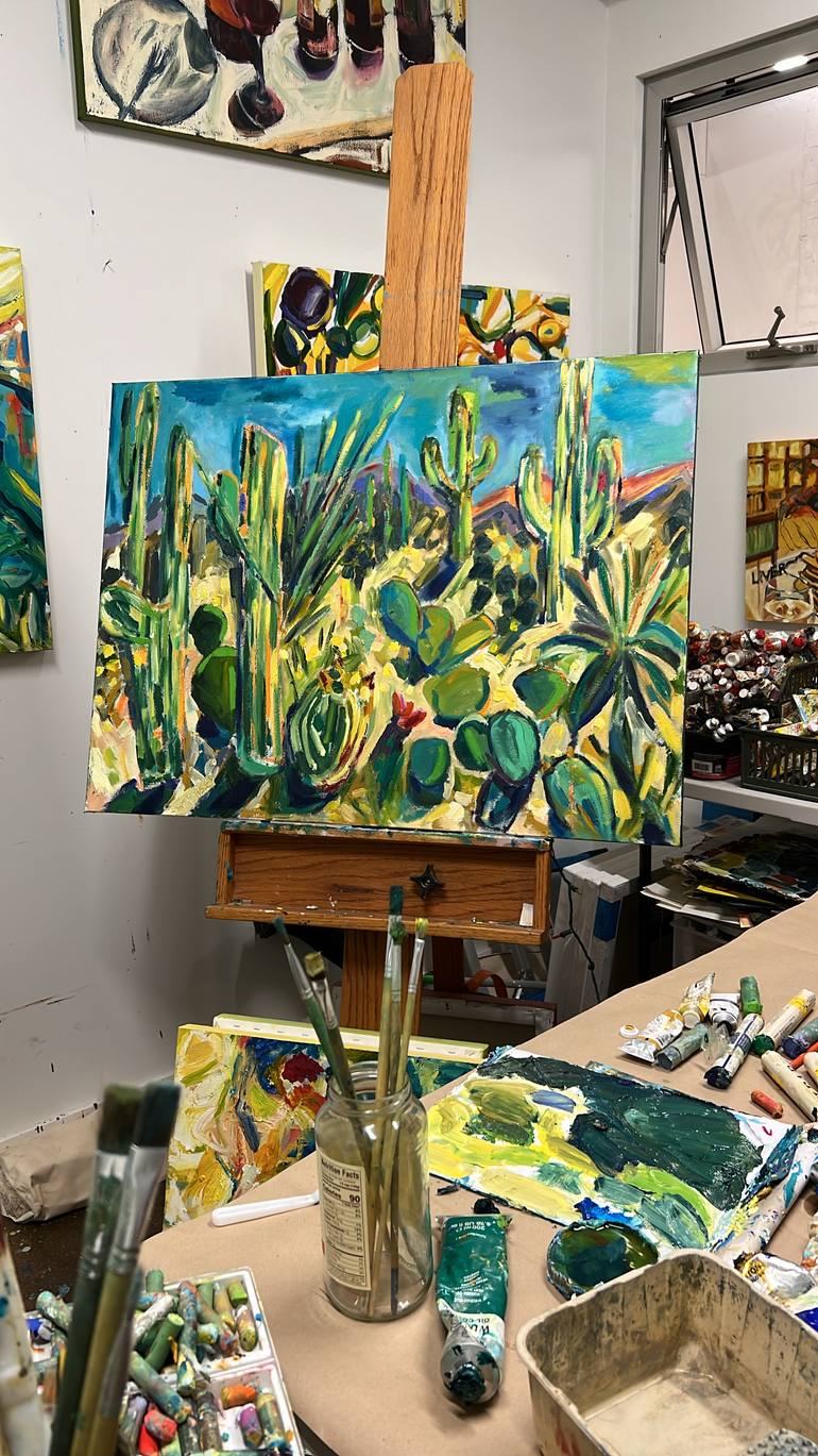 Original Impressionism Landscape Painting by Tiffany Stronsky