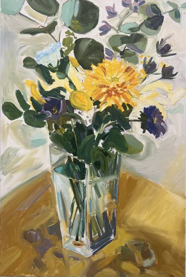 Original Contemporary Floral Paintings by Tiffany Stronsky