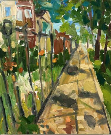 Original Impressionism Cities Painting by Tiffany Stronsky