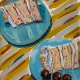 Birthday cake by Tiffany Stronsky