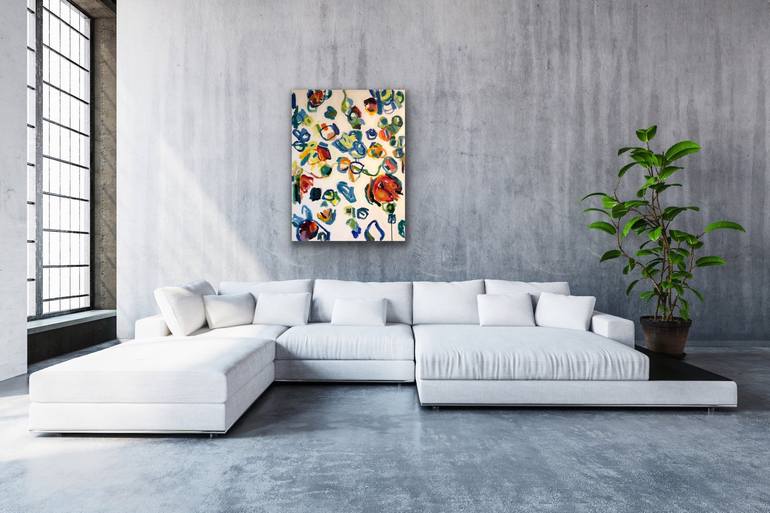 Original Conceptual Abstract Painting by Tiffany Stronsky