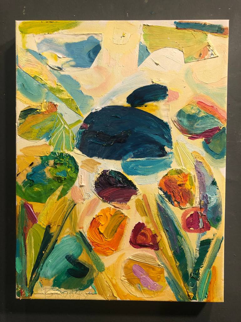 Original Abstract Expressionism Abstract Painting by Tiffany Stronsky