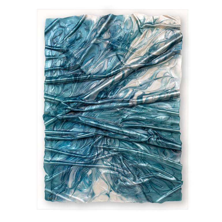 Original Contemporary Abstract Sculpture by Brooke Johnson ResinFlows