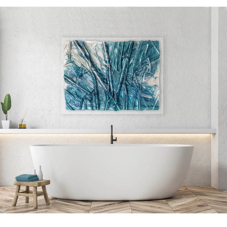 Original Contemporary Abstract Sculpture by Brooke Johnson Resinflows