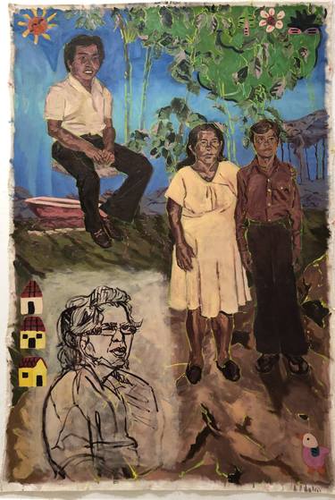 Original Family Paintings by Kiara Aileen Machado