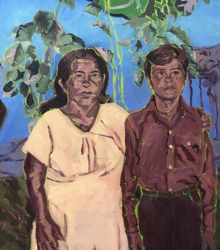 Original Family Painting by Kiara Aileen Machado