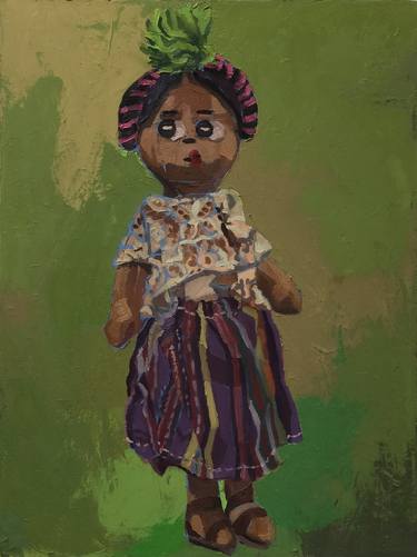 Original Figurative Women Paintings by Kiara Aileen Machado