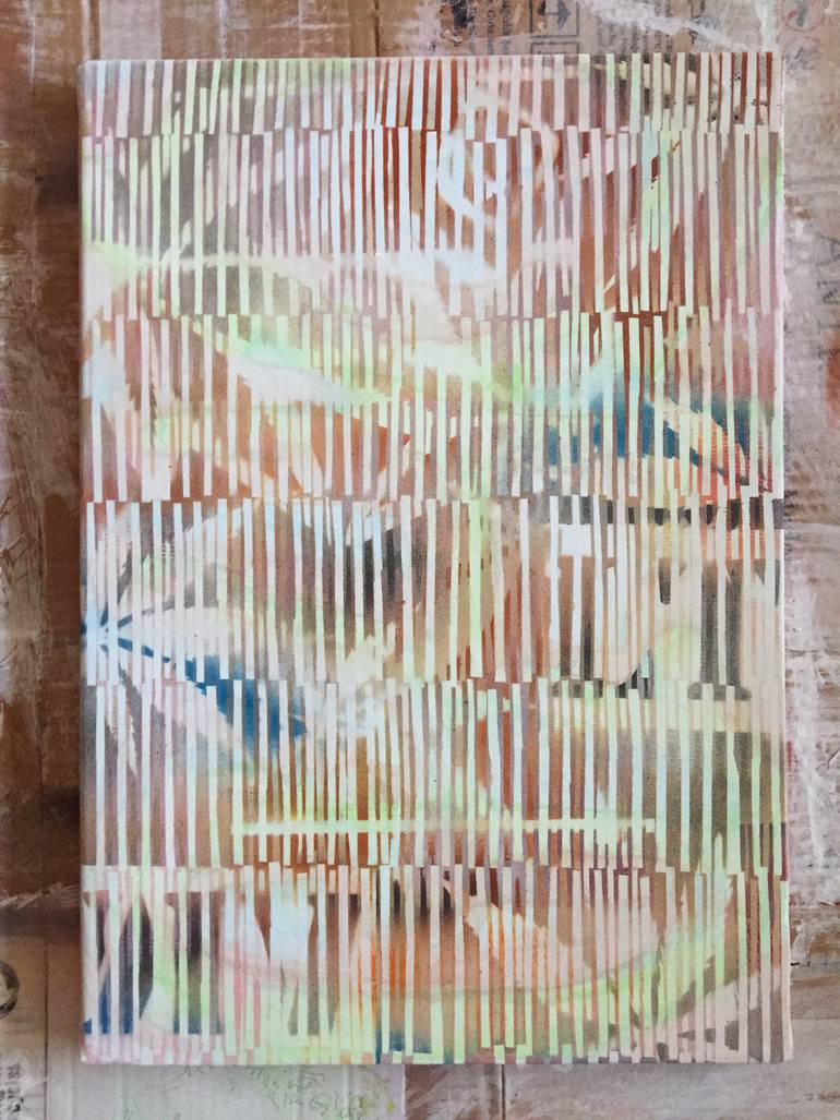 Original Modernism Abstract Painting by Muhittin Ozkilic