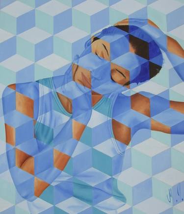 Print of Cubism Body Paintings by Moritz Jaeger