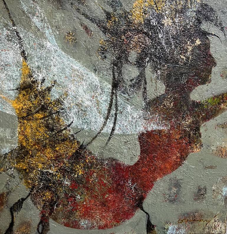 Original Modernism Animal Paintings by Aynur Qovasari