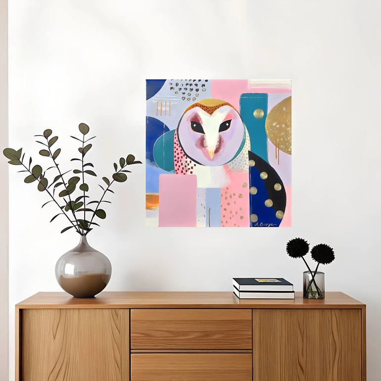 Original Abstract Animal Painting by Anna Burger