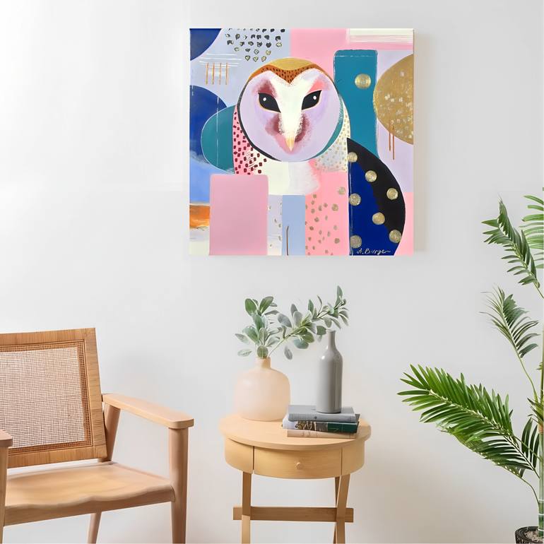 Original Abstract Animal Painting by Anna Burger