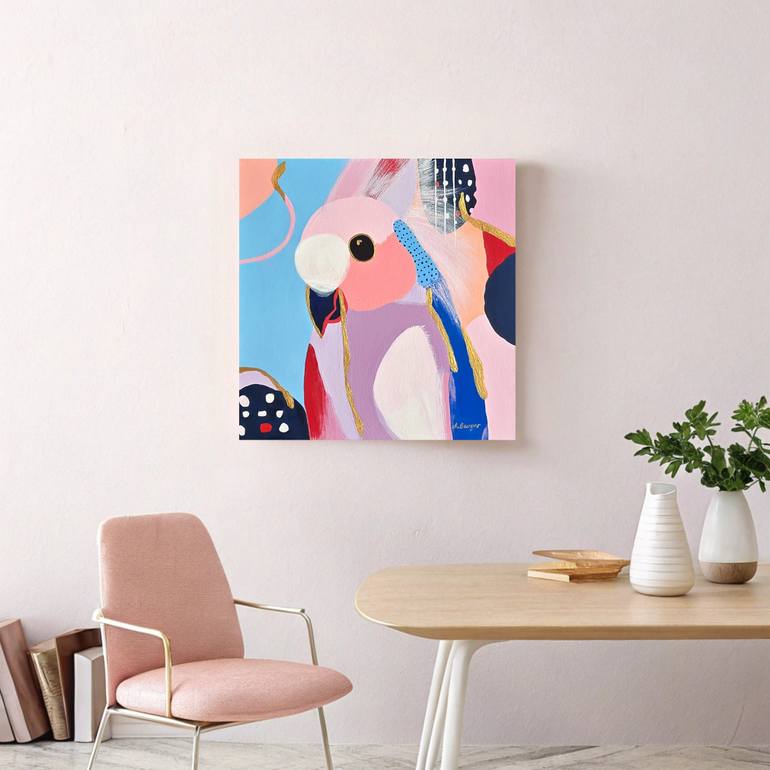 Original Fauvism Animal Painting by Anna Burger