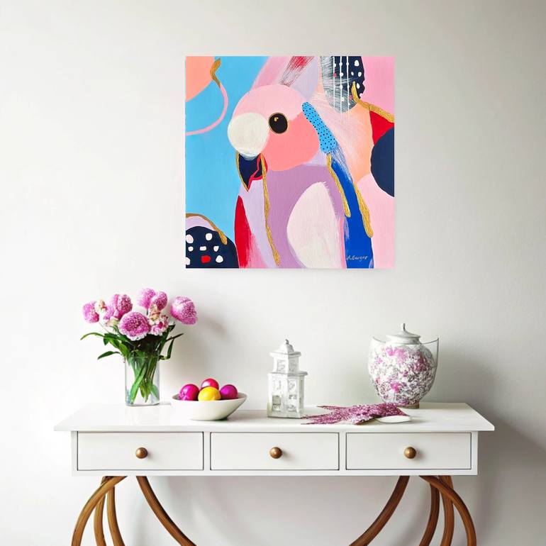 Original Fauvism Animal Painting by Anna Burger