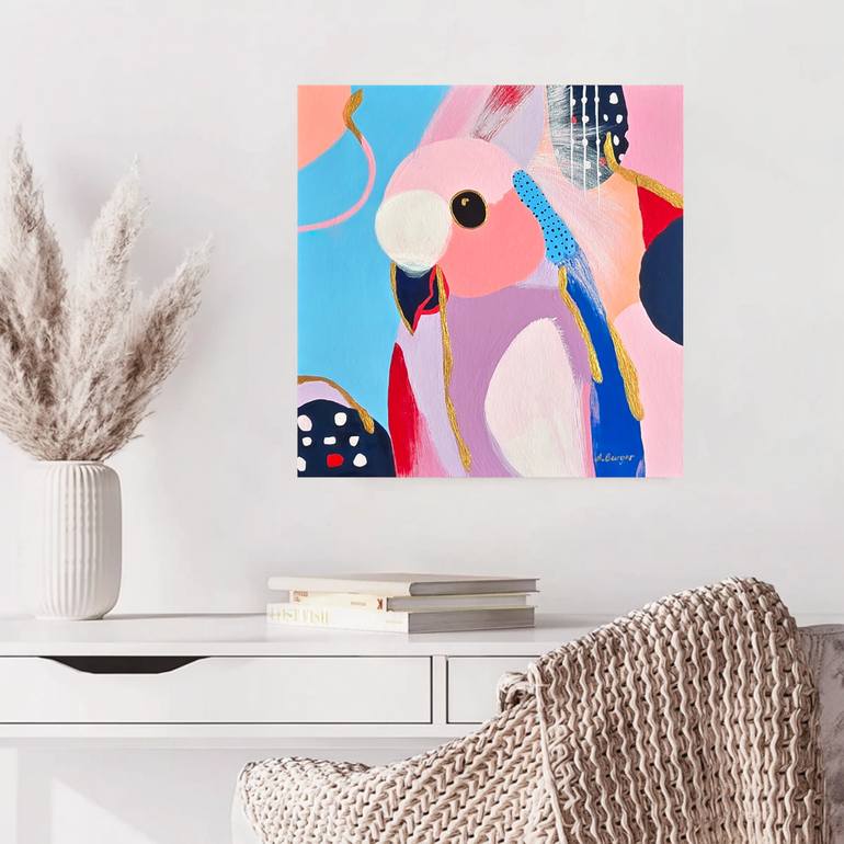 Original Fauvism Animal Painting by Anna Burger