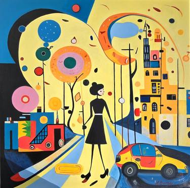 Original Contemporary Abstract Painting by Anna Burger