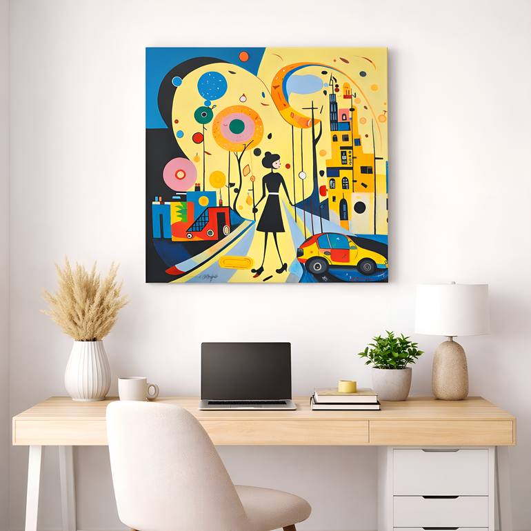 Original Contemporary Abstract Painting by Anna Burger