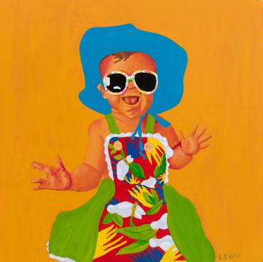 Print of Figurative Children Paintings by Libby Sipe