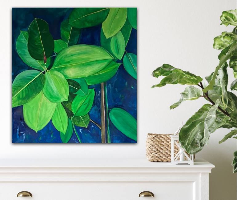 Original Contemporary Botanic Painting by Oleksandra Dementieva