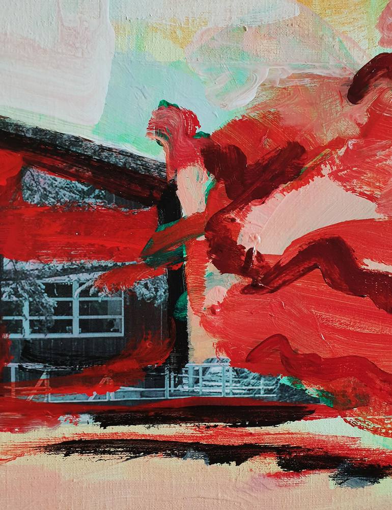 Original Expressionism Landscape Painting by Ray Voeten