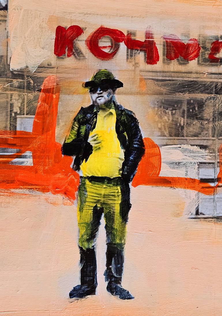 Original Contemporary Cities Painting by Ray Voeten