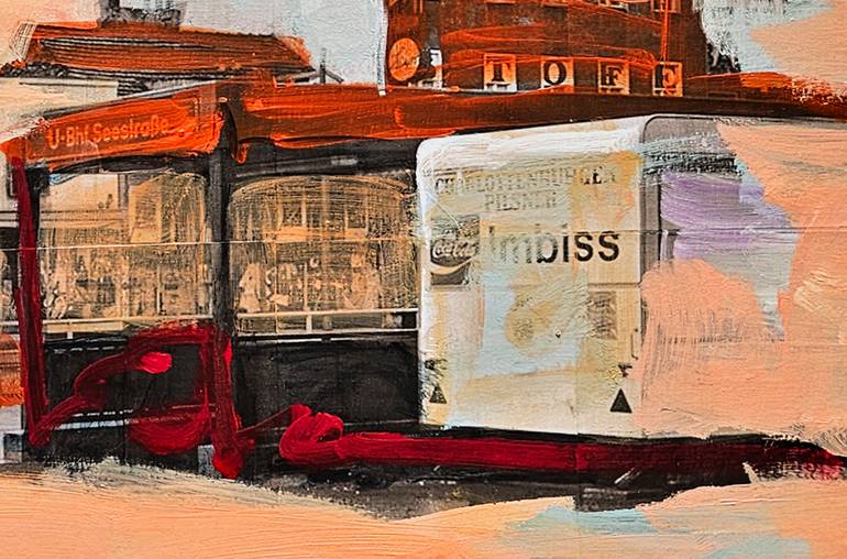 Original Contemporary Cities Painting by Ray Voeten