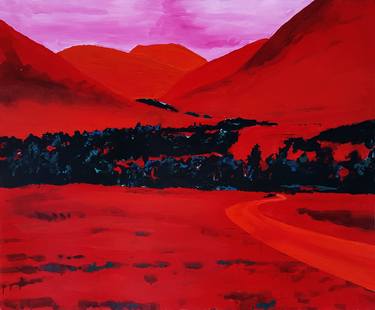 Original Expressionism Landscape Paintings by Ray Voeten