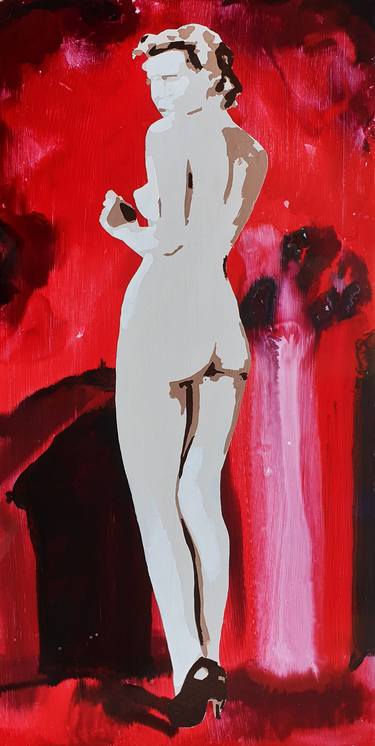 Original Expressionism Women Paintings by Ray Voeten