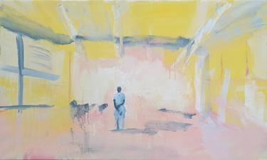 Original Abstract Expressionism Interiors Paintings by Ray Voeten