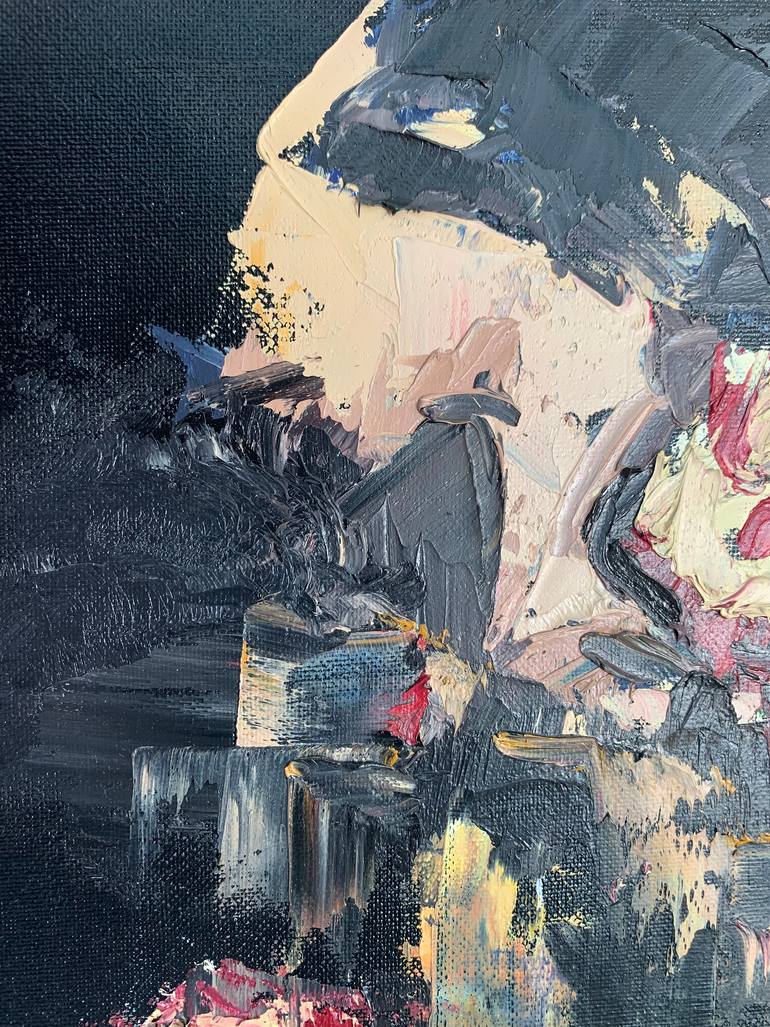 Original Abstract Expressionism Abstract Painting by Natalie Wemmer