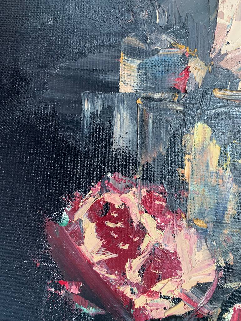 Original Abstract Expressionism Abstract Painting by Natalie Wemmer