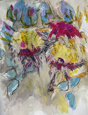 Original Abstract Still Life Paintings by Lucia McIlmunn