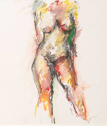 Original Abstract Expressionism Nude Paintings by Lucia McIlmunn