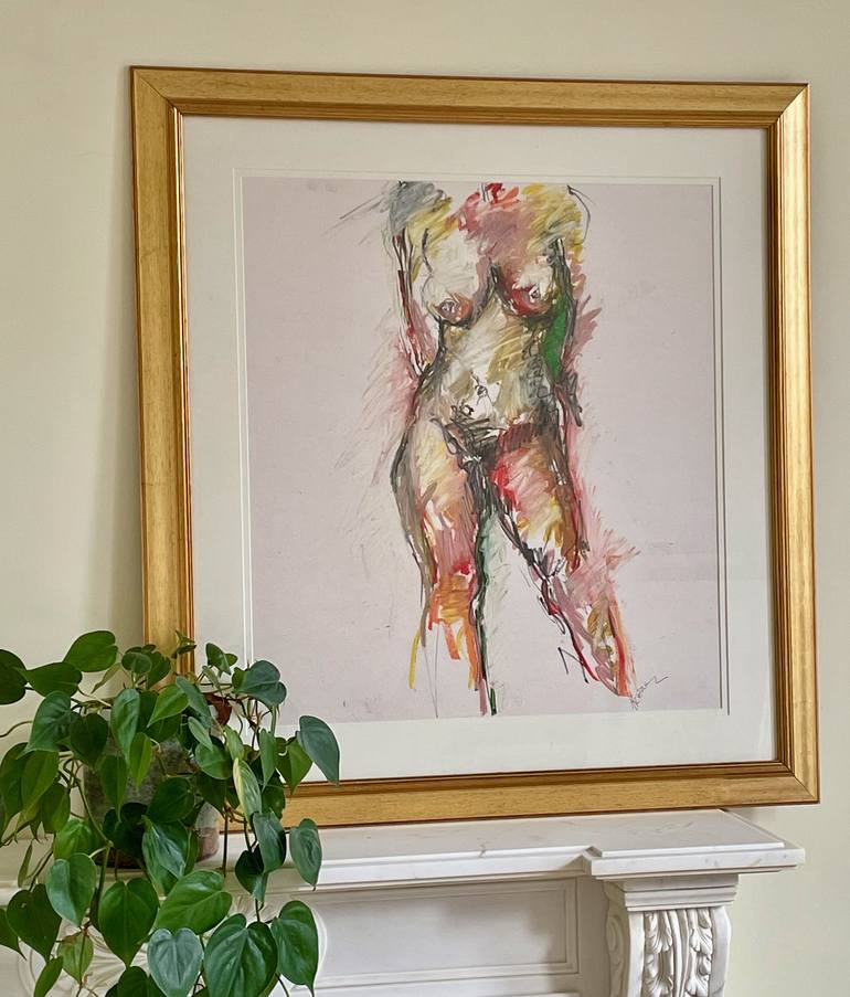 Original Abstract Expressionism Nude Painting by Lucia McIlmunn