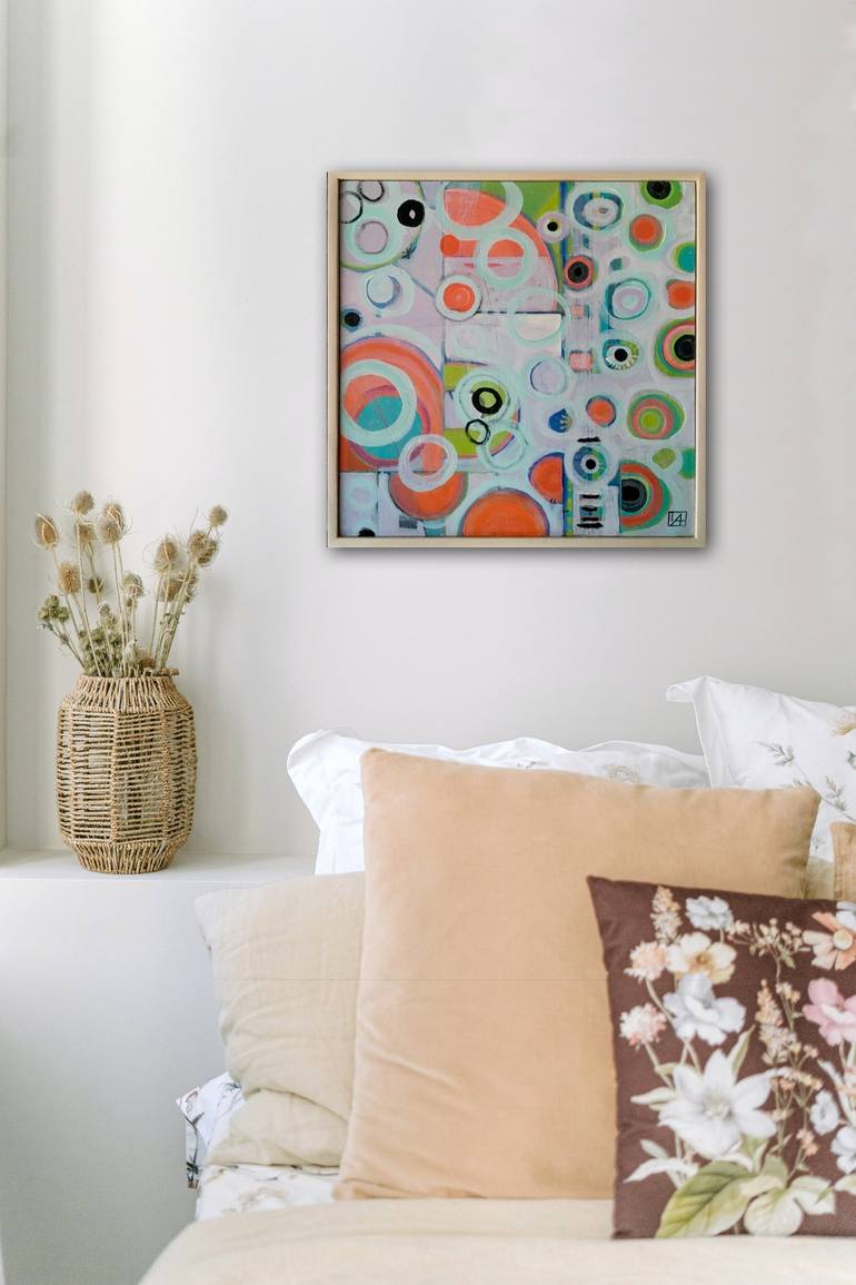 Original Fine Art Abstract Painting by isabelle alessandra