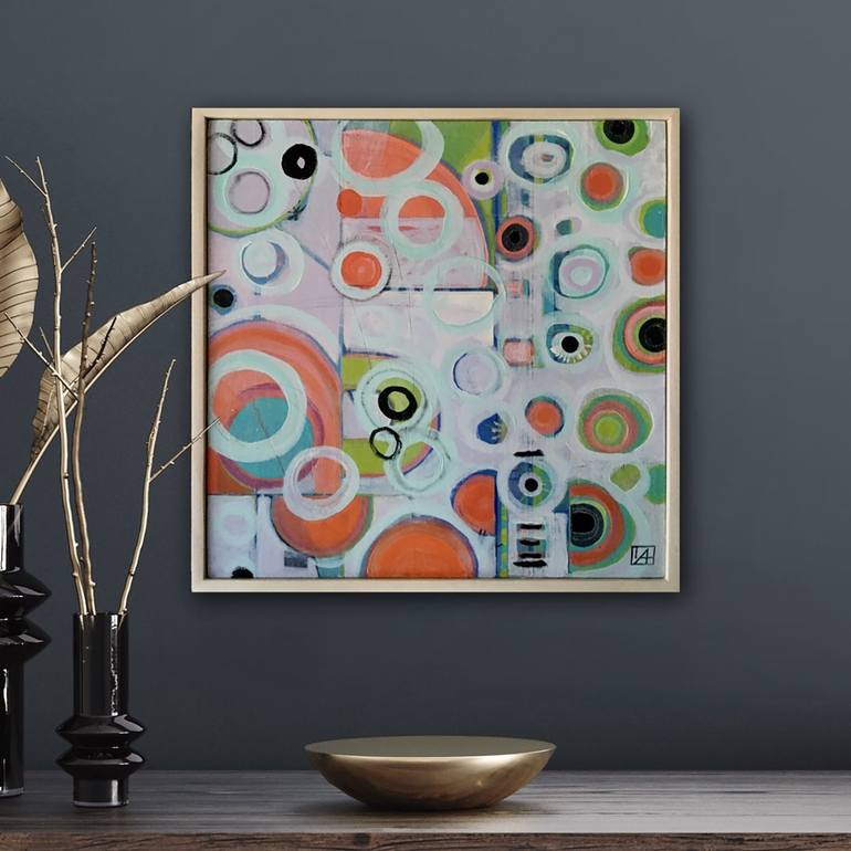 Original Fine Art Abstract Painting by isabelle alessandra