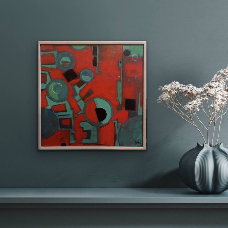 Original Fine Art Abstract Painting by isabelle alessandra