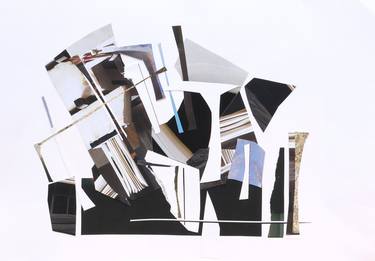 Original Abstract Collage by Florencia Schoo