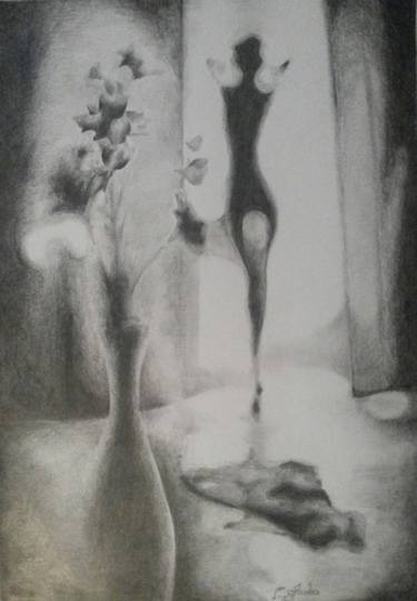 Original Expressionism Women Drawings by Levan Gersamia