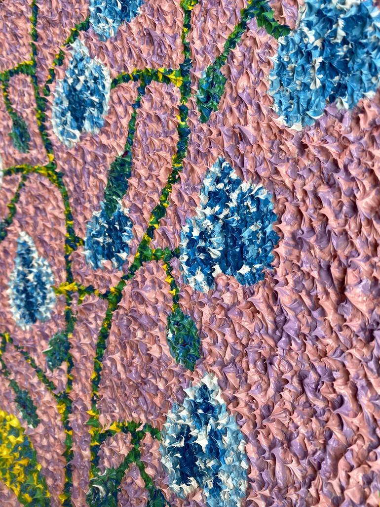 Original Contemporary Floral Painting by Aris Kontogiannis