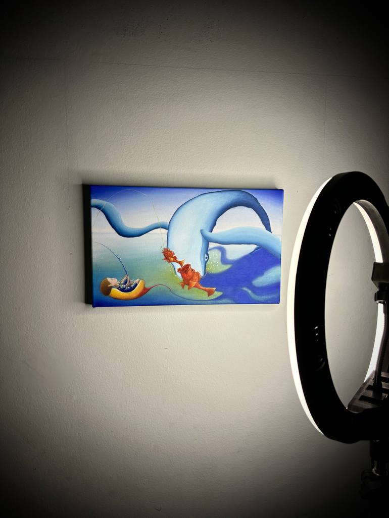 Original Surrealism Fantasy Painting by Aris Kontogiannis