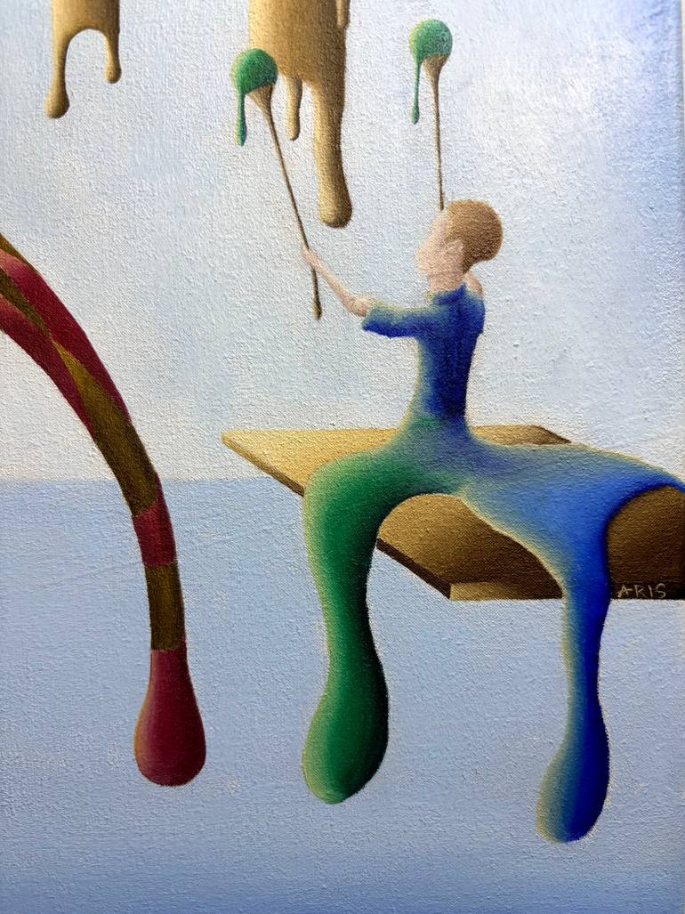 Original Surrealism Fantasy Painting by Aris Kontogiannis