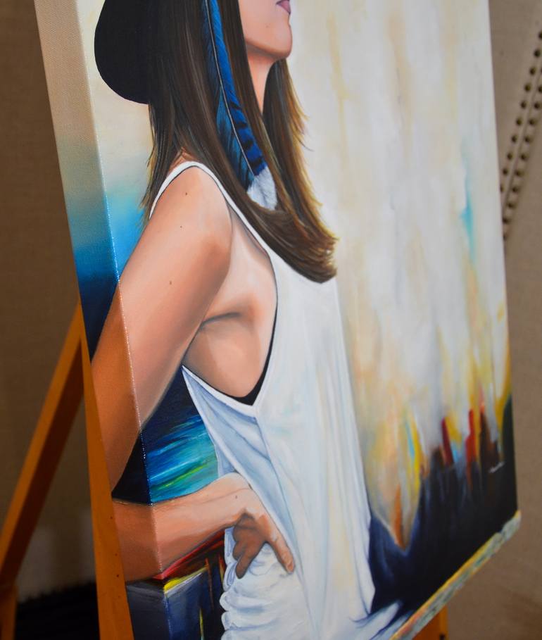 Original Figurative People Painting by Danielle Thomas