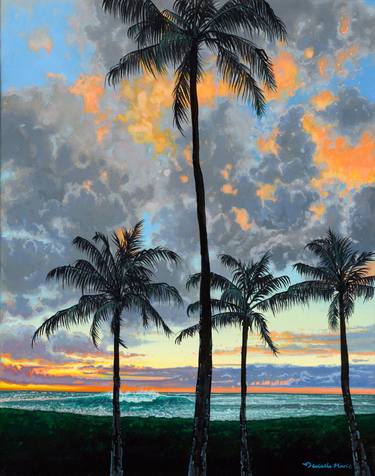 Original Realism Beach Paintings by Danielle Marie Thomas