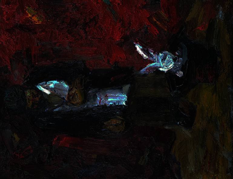 Original Expressionism Abstract Painting by Antim Nefrim