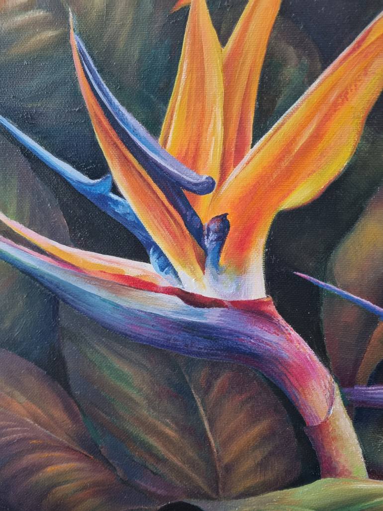 Original Modernism Floral Painting by Marina Muratova