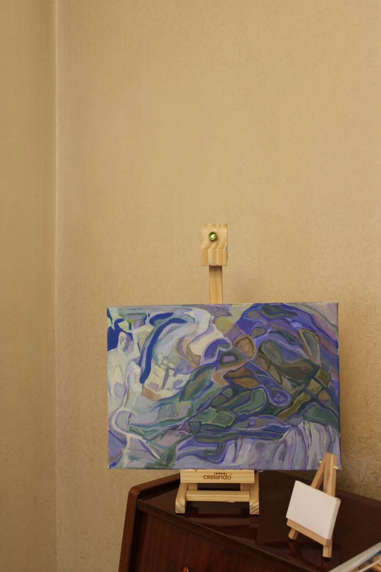Original Abstract Landscape Painting by Tamara Jokic
