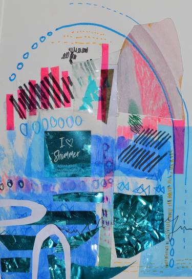 Original Abstract Collage by Tamara Jokic