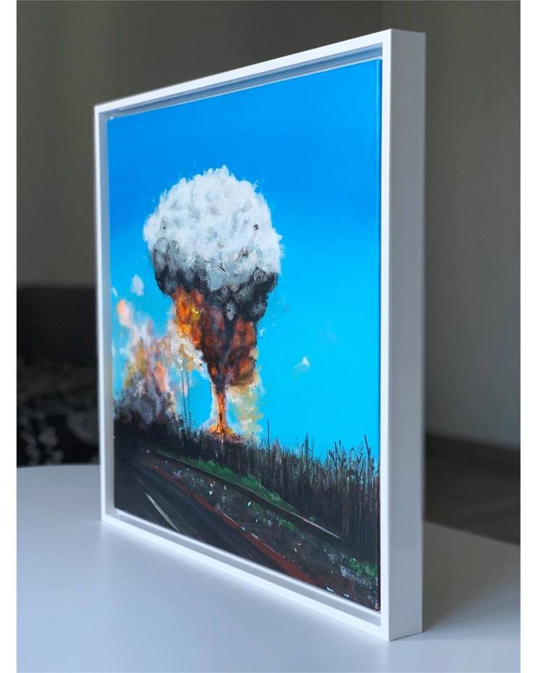 Original Conceptual Politics Painting by Antonina Pereginchuk